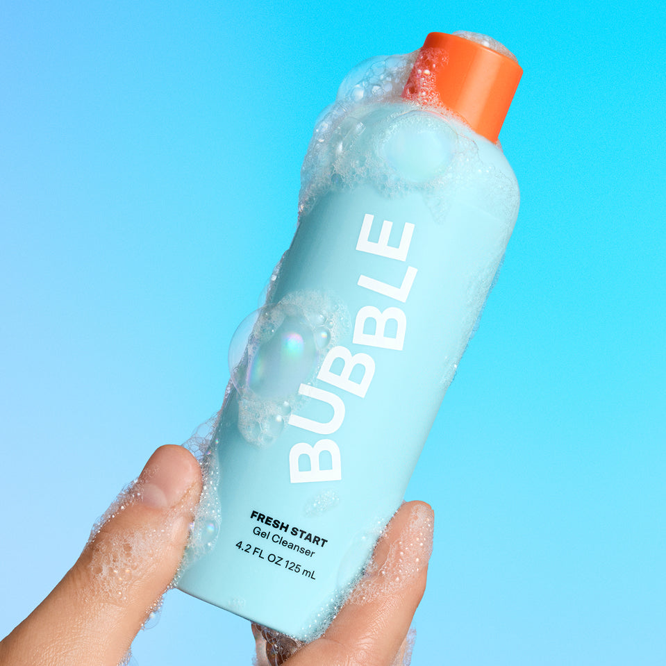 Bubble Fresh Start Gel Cleanser for Sensitive Skin Beginners: A Teen-Friendly First Step